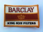 Barclay king size filters patch badge opnaai embleem, Ophalen of Verzenden, Nieuw, Overige typen