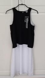 DKNY Donna Karan nieuwe wit zwarte mouwloze jurk 00 XS 34, Kleding | Dames, Jurken, Nieuw, Maat 34 (XS) of kleiner, Ophalen of Verzenden
