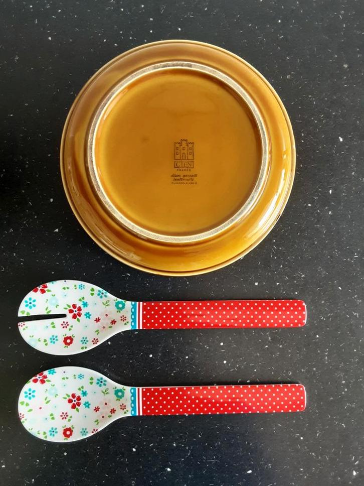 GIEN PASTA/SLASCHAAL met BESTEK, Huis en Inrichting, Keuken | Keukenbenodigdheden, Zo goed als nieuw, Ophalen of Verzenden