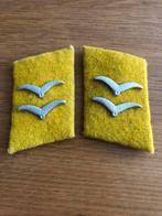 WW2 Luftwaffe unterfeldwebel kragenspiegel, Ophalen of Verzenden, Luchtmacht, Duitsland, Embleem of Badge