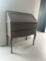 Secretaire in een taupe kleur geschilderd, Ophalen, Zo goed als nieuw