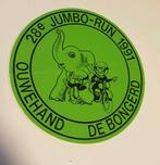 28e Jumbo-Run 1991 Ouwehand De Bongerd Sticker, Verzamelen, Stickers, Ophalen of Verzenden