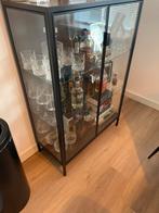 IKEA Rudsta vitrinekast met LED strip, Ophalen, 100 tot 150 cm, 50 tot 100 cm, 25 tot 50 cm