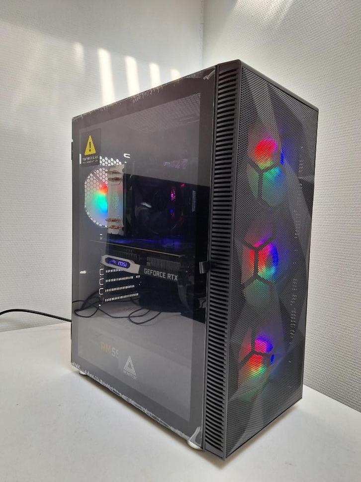 Mooie RGB Game PC: i5 10400F | NVME SSD | RTX2070, Computers en Software, Desktop Pc's, Gebruikt, 3 tot 4 Ghz, SSD, 16 GB, Met videokaart