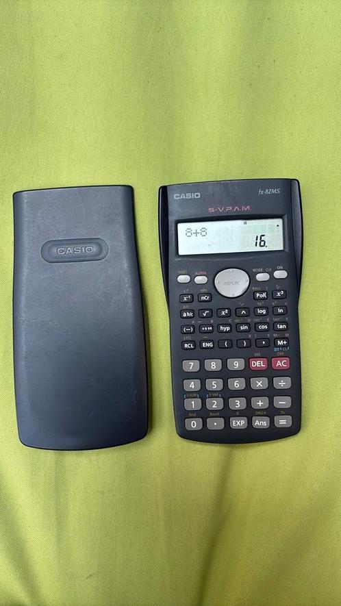 Casio rekenmachine fx82MS - werkt perfect, Diversen, Rekenmachines, Zo goed als nieuw, Ophalen of Verzenden
