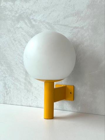 Peill & Putzler wandlamp vintage buitenlamp retro lamp geel beschikbaar voor biedingen
