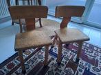 2 identieke houten kleuterstoeltjes, Ophalen, Gebruikt, Stoel(en)