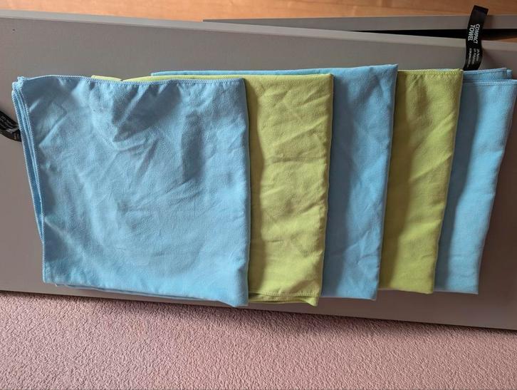 Ultra Lichtgewicht Reishanddoeken - Compact, Huis en Inrichting, Badkamer | Badtextiel en Accessoires, Zo goed als nieuw, Handdoek