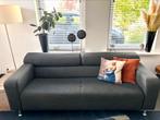 Bank 2,5-zits Rolf Benz donkergrijs stof, Ophalen, Gebruikt, Driepersoons, 75 tot 100 cm