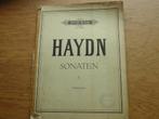 HAYDN SONATEN 2 --VOOR PIANO, Muziek en Instrumenten, Bladmuziek, Piano, Gebruikt, Ophalen of Verzenden, Artiest of Componist