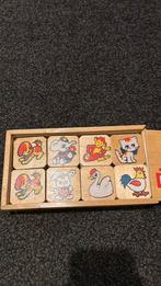 Spel houten memory spel 32 stuks, Ophalen of Verzenden, Zo goed als nieuw