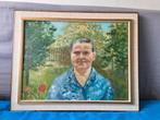 Prachtige portret schilderij van een oudere dame., Antiek en Kunst, Kunst | Schilderijen | Klassiek, Ophalen of Verzenden