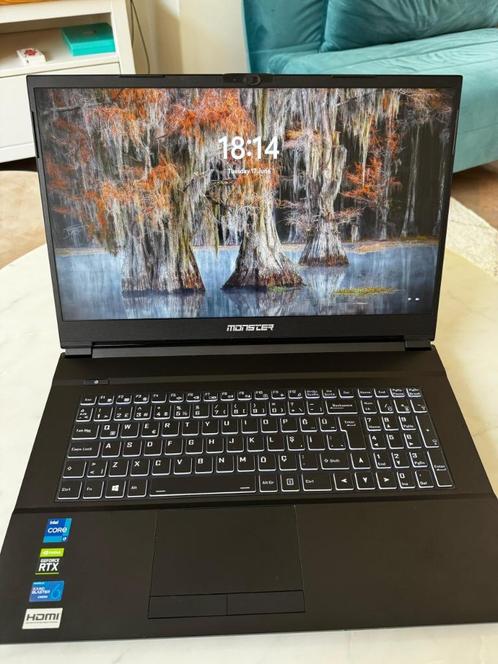 Monster Tulpar T7 V24.1 (Gaming PC), Computers en Software, Windows Laptops, Zo goed als nieuw, 17 inch of meer, SSD, 4 Ghz of meer