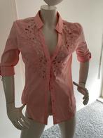 Guess blouse met kant maat s, Kleding | Dames, Blouses en Tunieken, Ophalen of Verzenden, Guess, Roze, Zo goed als nieuw