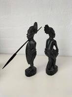 Ebenhout Congo beeldjes, ca. 1930, Antiek en Kunst, Kunst | Niet-Westerse kunst, Ophalen of Verzenden