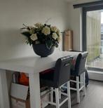Witte bartafel Goossens hout, Ophalen of Verzenden, Zo goed als nieuw