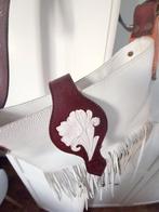 Witte leren tas, Ophalen of Verzenden, Zo goed als nieuw