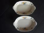Ovale diepe schalen decor Korenbloem van Society Céramique, Antiek en Kunst, Antiek | Servies los, Ophalen of Verzenden