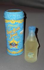Luxe parfum mini - Versace baby blue jeans + blikje, Ophalen of Verzenden, Zo goed als nieuw, Miniatuur, Gevuld