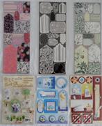 6 Pakjes decoratie en labels om uw kaarten te decoreren, Hobby en Vrije tijd, Ophalen of Verzenden, Nieuw, Overige thema's, Overige typen