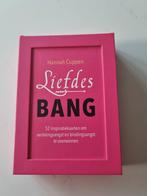 Liefdesbang Inspiratiekaarten Hannah Cuppen, Ophalen of Verzenden, Zo goed als nieuw, Klinische psychologie, Hannah Cuppen