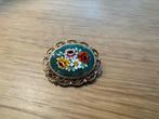 Broche met micromozaiek, Ophalen, Overige materialen