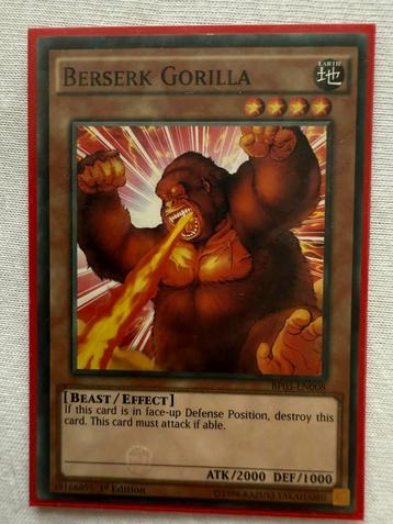 Berserk Gorilla yugioh Shatterfoil beschikbaar voor biedingen