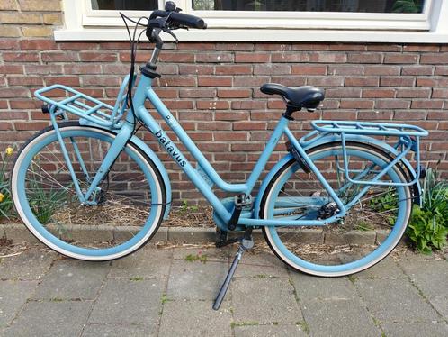 Damesfiets moederfiets Batavus Quip Cargo lichtblauw, Fietsen en Brommers, Fietsen | Dames | Moederfietsen, Gebruikt, Batavus