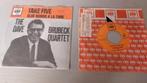 2 singles van het Dave Brubeck quartet, Take five, setprijs, Jazz en Blues, Gebruikt, Ophalen of Verzenden, 7 inch