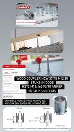 20 Stuks Hilti HCW Houtkoppelingen + HST3 M12/165 Anker 25St, Ophalen of Verzenden, Nieuw, Overige typen