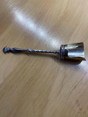 Heel mooi oud zilver zout/suiker schepjeVERZENDING MOGELIJK! beschikbaar voor biedingen