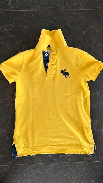 Abercrombie Kids gele unisex poloshirt maat S beschikbaar voor biedingen