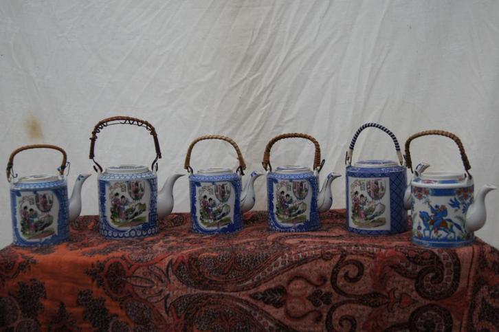 Thee potten ( Aziatisch, Antiek en Kunst, Kunst | Beelden en Houtsnijwerken, Ophalen of Verzenden