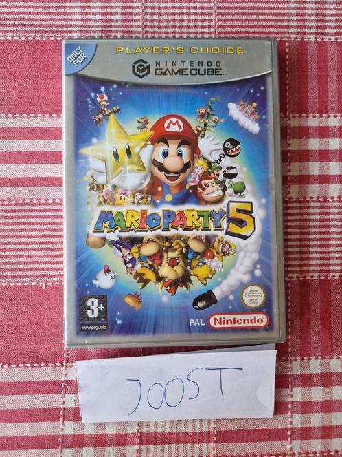 Mario Party 5 Gamecube compleet, Spelcomputers en Games, Games | Nintendo GameCube, Gebruikt, Platform, 1 speler, Vanaf 3 jaar