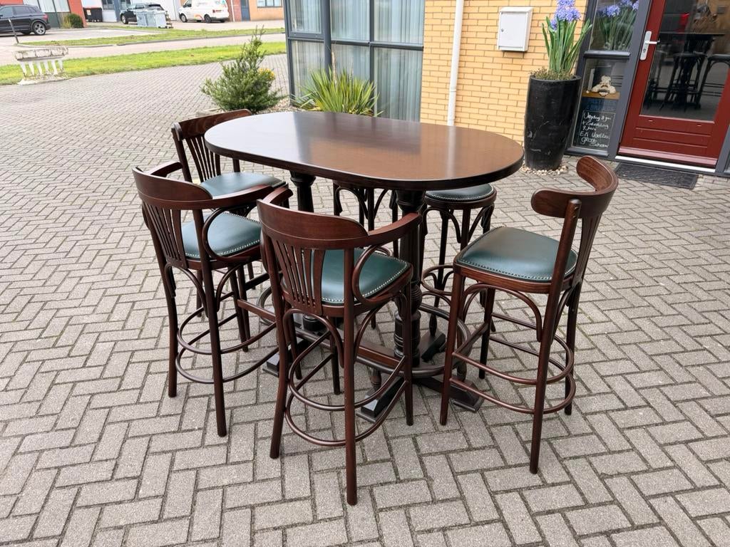 Ovale statafels 135x75 bartafel hangtafel pokertafel cafe, Huis en Inrichting, Tafels | Statafels, Nieuw, Ophalen of Verzenden