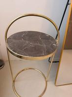 ZARA HOME marmer look bijzettafel, Huis en Inrichting, Tafels | Bijzettafels, Ophalen of Verzenden, Rond, Minder dan 55 cm, 45 tot 60 cm