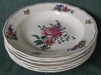 Nr PP84: 6 V en B diepe Alt Strassburg borden, Antiek en Kunst, Antiek | Servies los, Ophalen of Verzenden