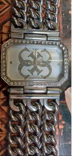 Guess dames horloge met kristallen super mooi, apart!, Ophalen of Verzenden, Staal, Overige merken