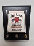 # Jim Beam houten sleutel wandbord leuk voor je mancave, Verzamelen, Merken en Reclamevoorwerpen, Ophalen of Verzenden, Gebruikt