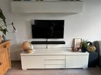 Tv meubel wit 1.80 m, Huis en Inrichting, Kasten | Televisiemeubels, Ophalen, 150 tot 200 cm, Zo goed als nieuw, Minder dan 100 cm