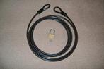 Staalkabel met slot, Doe-het-zelf en Verbouw, IJzerwaren en Bevestigingsmiddelen, Ophalen, Zo goed als nieuw, 250 mm of meer, Overige typen