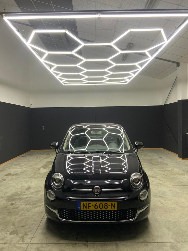 Fiat 500 0.9 TwinAir (2016) – Zwart – Zuinig & APK tot 2027, Auto's, Fiat, Voorwielaandrijving, 31 €/maand, Origineel Nederlands