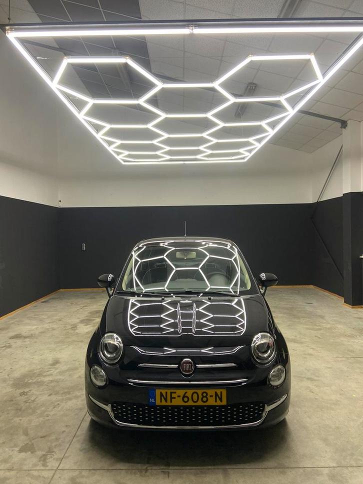 Fiat 500 0.9 TwinAir (2016) – Zwart – Zuinig & APK tot 2027, Auto's, Fiat, Particulier, Benzine, A, Hatchback, Handgeschakeld