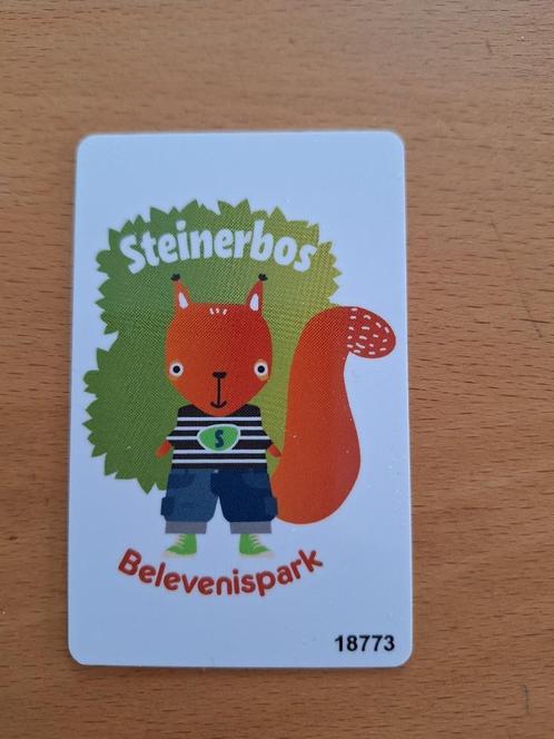 Steinerbos intree nog 5 X  gebruiken voor 8-8-2025, Tickets en Kaartjes, Recreatie | Pretparken en Attractieparken, Drie personen of meer