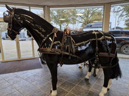 Nieuw! Arden Enkelspan Tuig Full Zwart/London Paard, Dieren en Toebehoren, Paarden en Pony's | Hoofdstellen en Tuigage, Nieuw