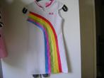 wit k3 regenboog jurkje 3/6 jaar, Ophalen of Verzenden, Zo goed als nieuw, 110 t/m 116, Meisje
