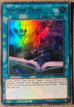 Yu-Gi-Oh! Shadow Toon DLCS 1st Edition !, Ophalen of Verzenden, Zo goed als nieuw, Losse kaart, Foil