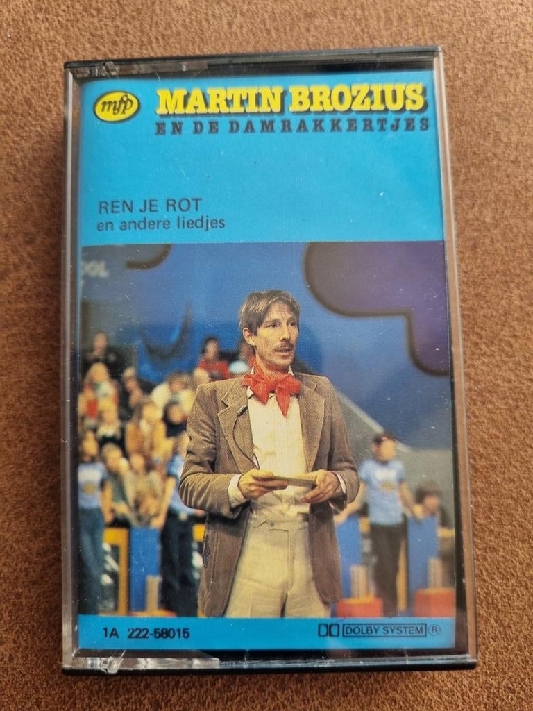 Martin Brozius - Ren Je Rot Cassettebandje, Cd's en Dvd's, Gebruikt, Kinderen en Jeugd, 1 bandje, Ophalen of Verzenden