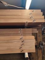 Mahonie hardhouten latten 43x8mm div. lengtes, Doe-het-zelf en Verbouw, Hout en Planken, Minder dan 25 mm, Nieuw, Ophalen of Verzenden