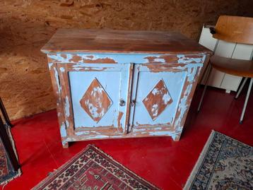 Tv dressoir Vintage oud Teakhout, Wauw! Kijk snel, beschikbaar voor biedingen